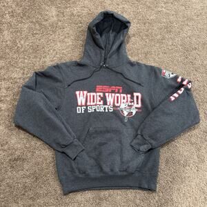 Champion Eco Fleece Pullover Sweater Hoodie ESPN Sports Sz Small